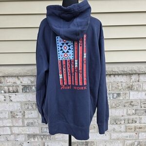 Ariat Rebar Aztec Flag Work Hoodie Women’s XXL